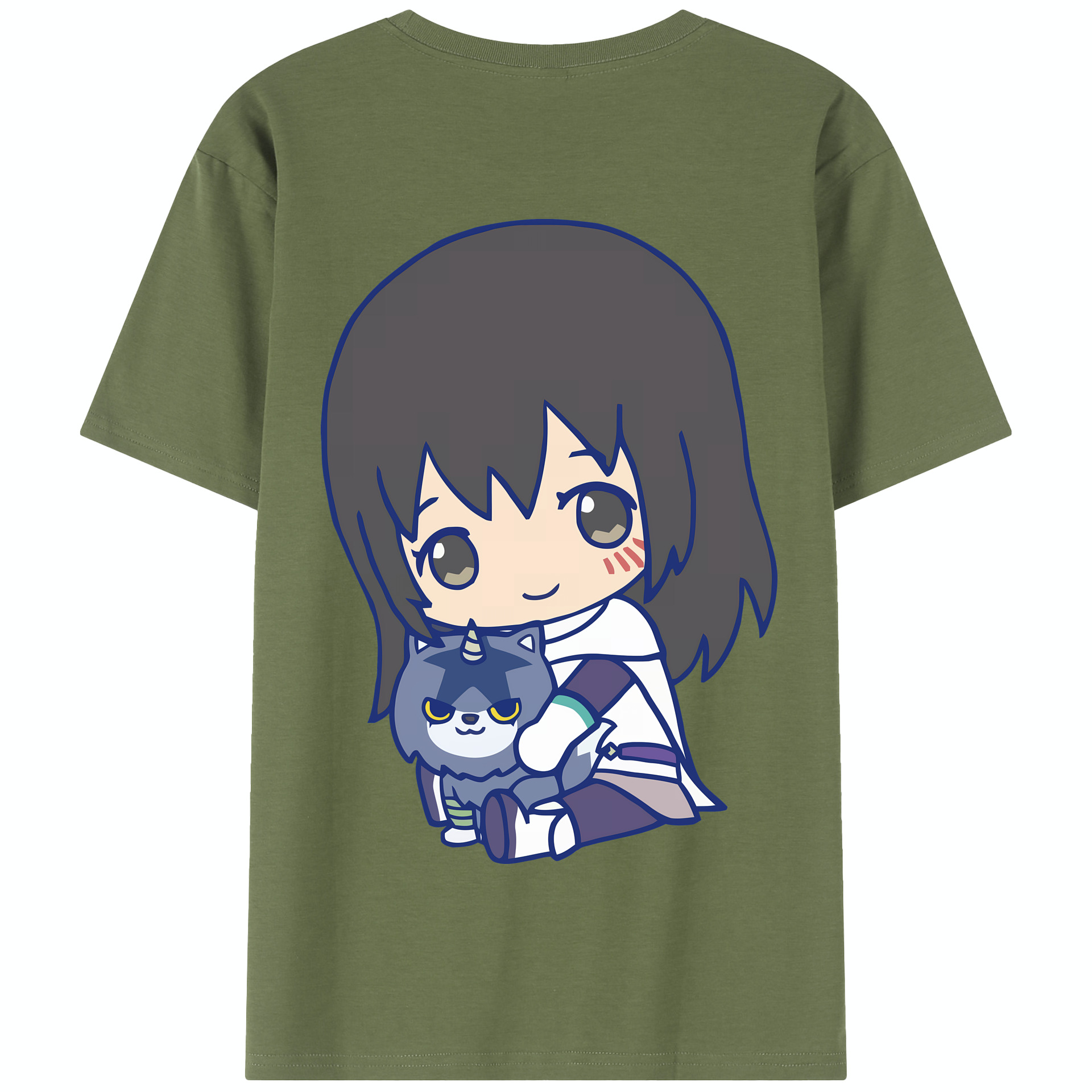 （画像用） 転スラ Regarding Reincarnated to Slime 綿100％半袖Tシャツ（背面プリント）
